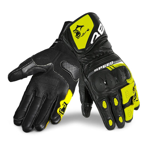 Guantes para correr Bela Lemox Negro/Blanco/Amarillo – Yamoto.it