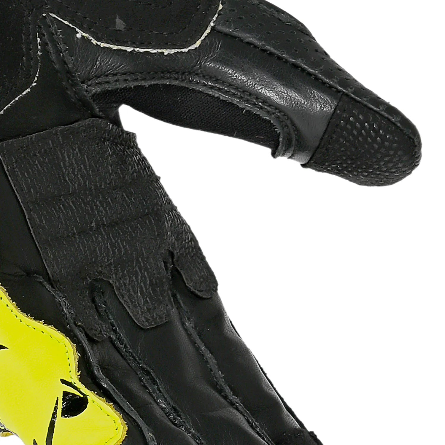 BELA LEMOX GUANTI DI MOTO CORSA UOMO NERO BIANCO GIALLO 
