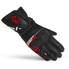 BELA LEMOX GUANTI DI MOTO CORSA UOMO NERO ROSSO 
