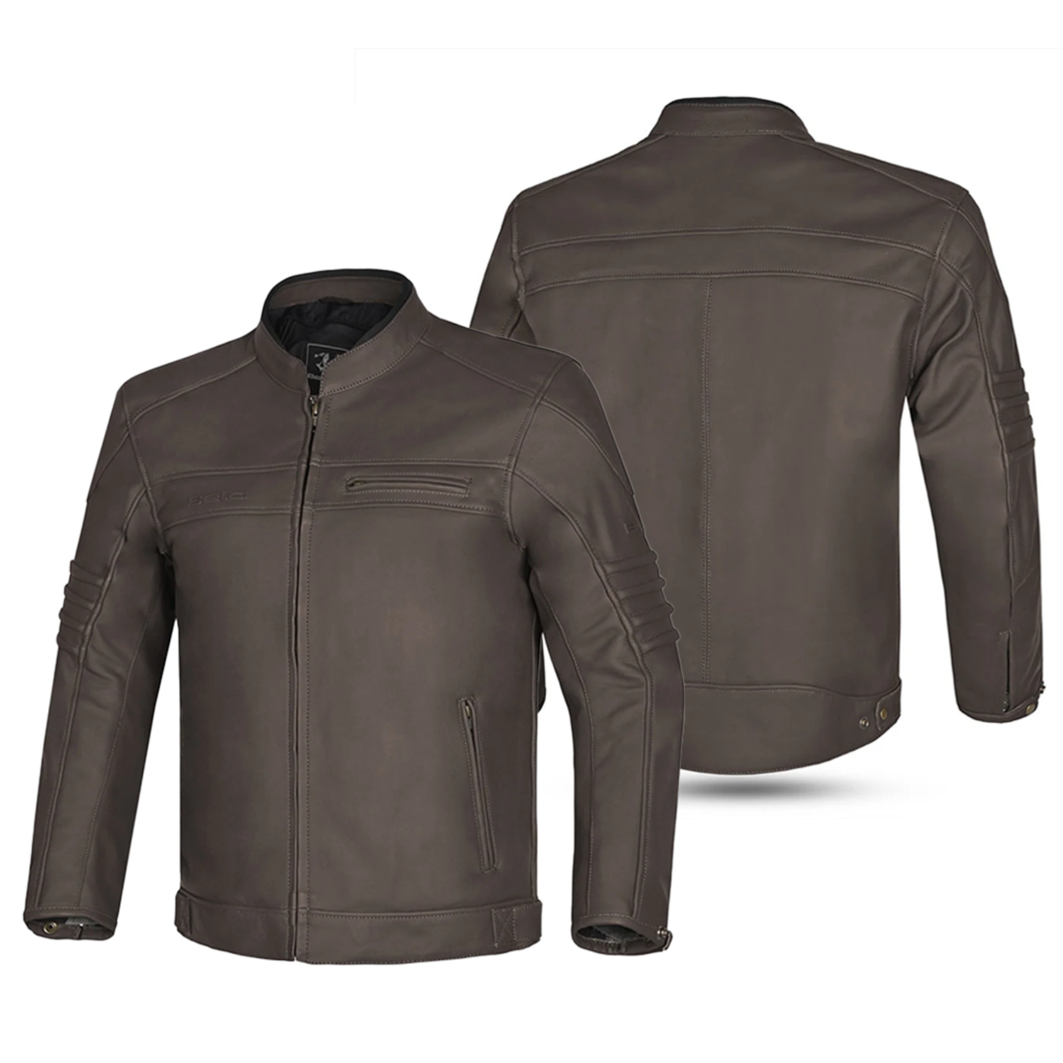 BELA MARLON GIACCA MOTO URBANA MARRONE 