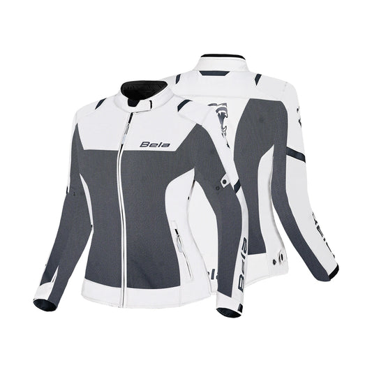 BELA MESH PRO GIACCA DONNA MOTO IN TESSUTO TRAFORATO ESTIVA GHIACCIO GRIGIO – Yamoto.it