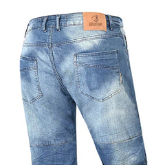 BELA PISTON 32L JEANS DI MOTO UOMO BLU SPRAY 