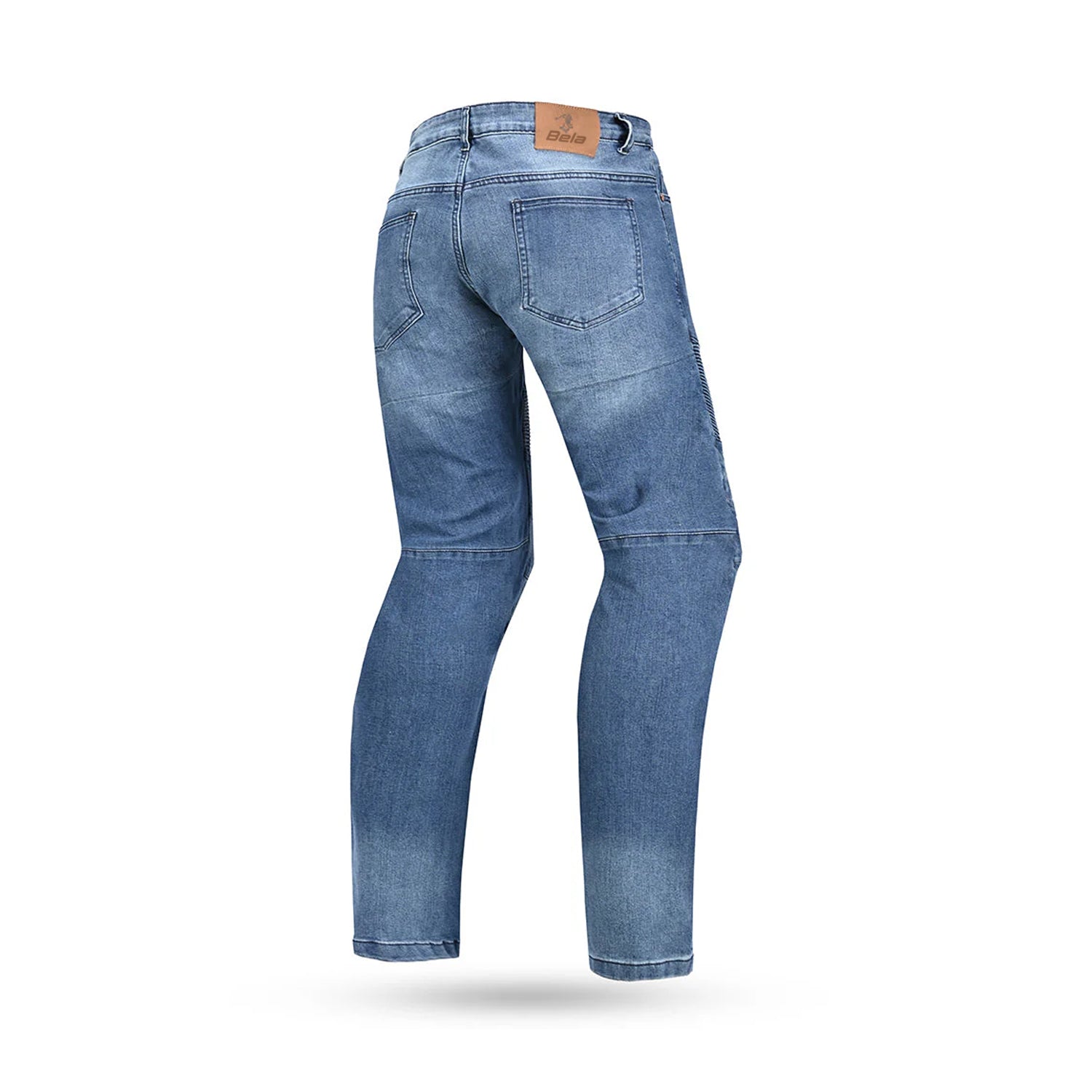 BELA PISTON PANTALONI UOMO JEANS SCURO 32L BLU SPRAY 