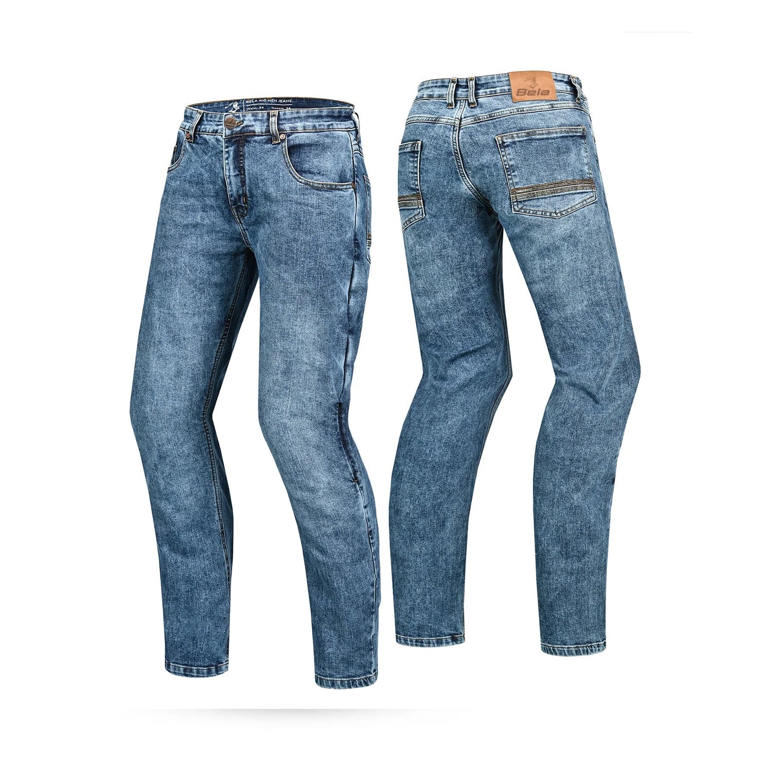 BELA RIO JEANS DI MOTO UOMO BLU 34L 