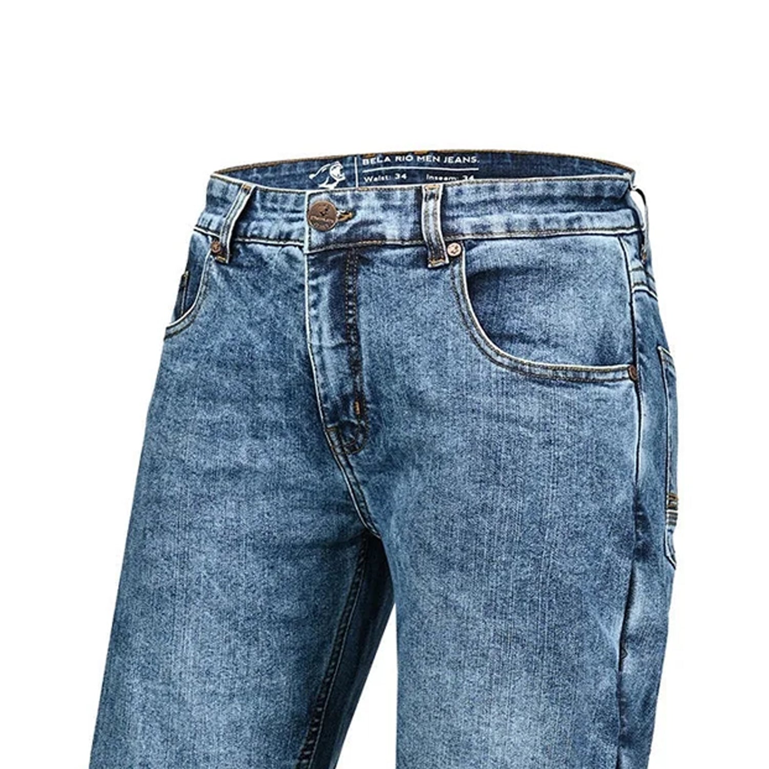 BELA RIO JEANS DI MOTO UOMO BLU 34L 