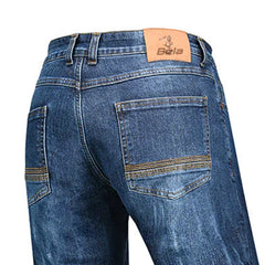 BELA RIO TIE & DYE JEANS DI MOTO UOMO BLU 34L 