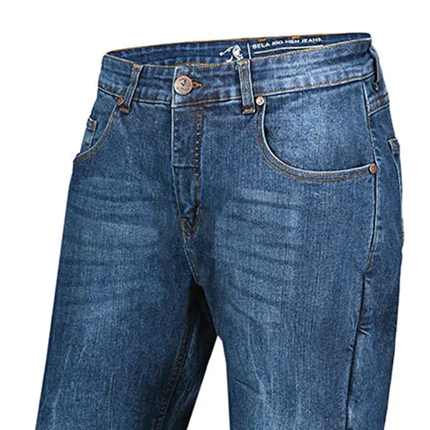BELA RIO TIE & DYE JEANS DI MOTO UOMO BLU 34L 