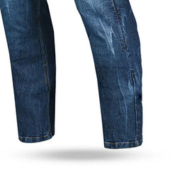 BELA RIO TIE & DYE JEANS DI MOTO UOMO BLU 34L 