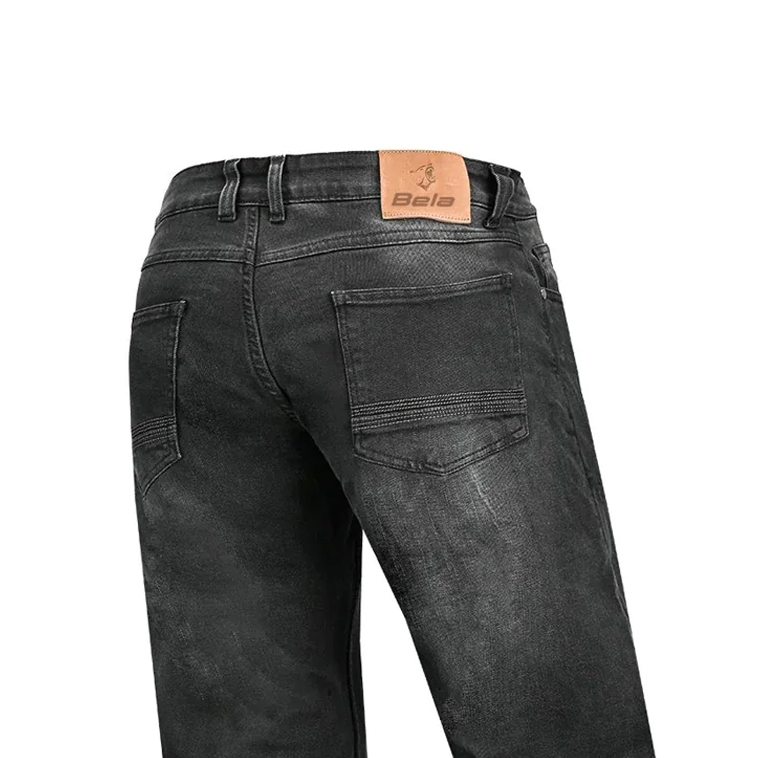 BELA RIO TIE & DYE 32L JEANS DI MOTO UOMO NERO 