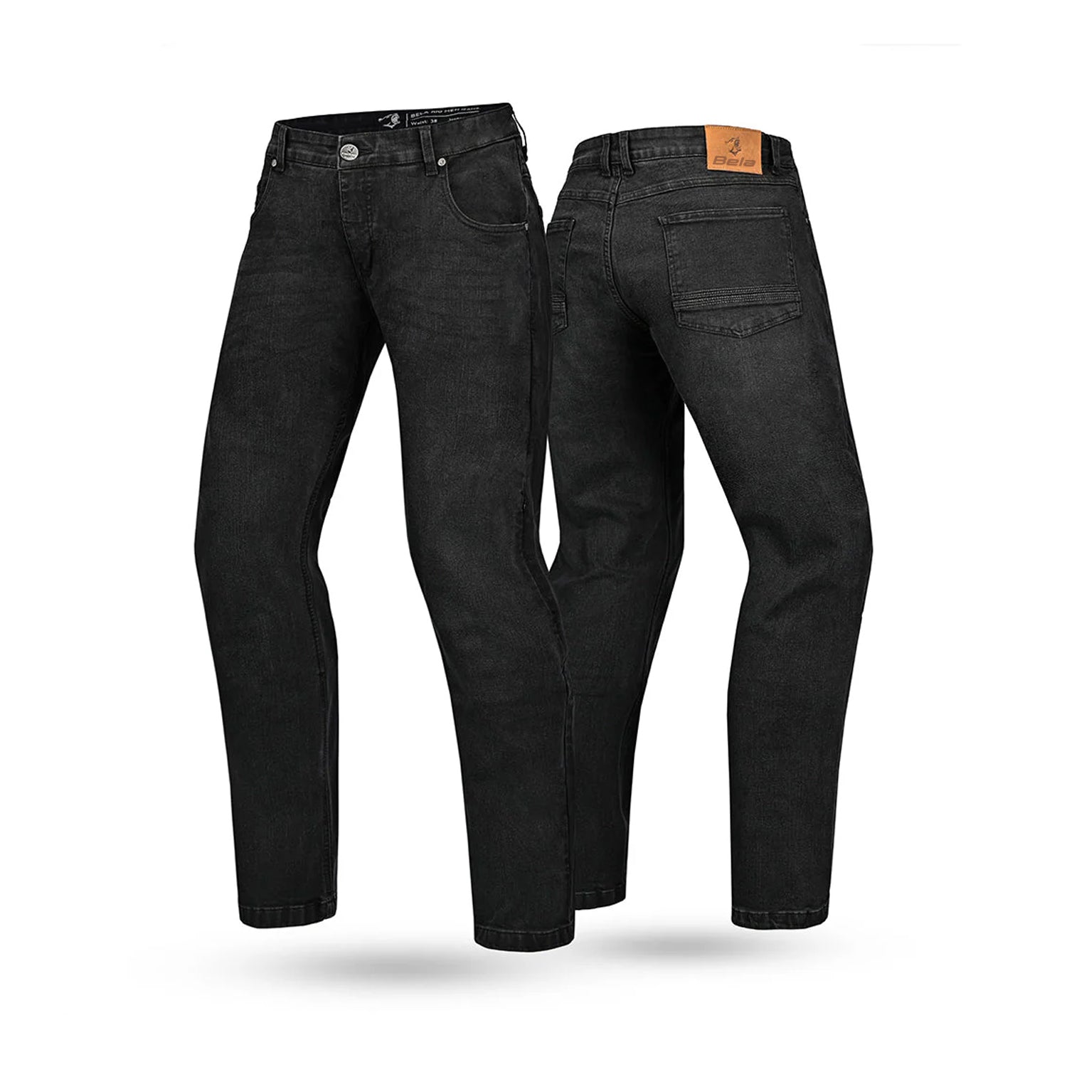 BELA RIO TIE & DYE PANTALONI UOMO JEANS 32L NERO 