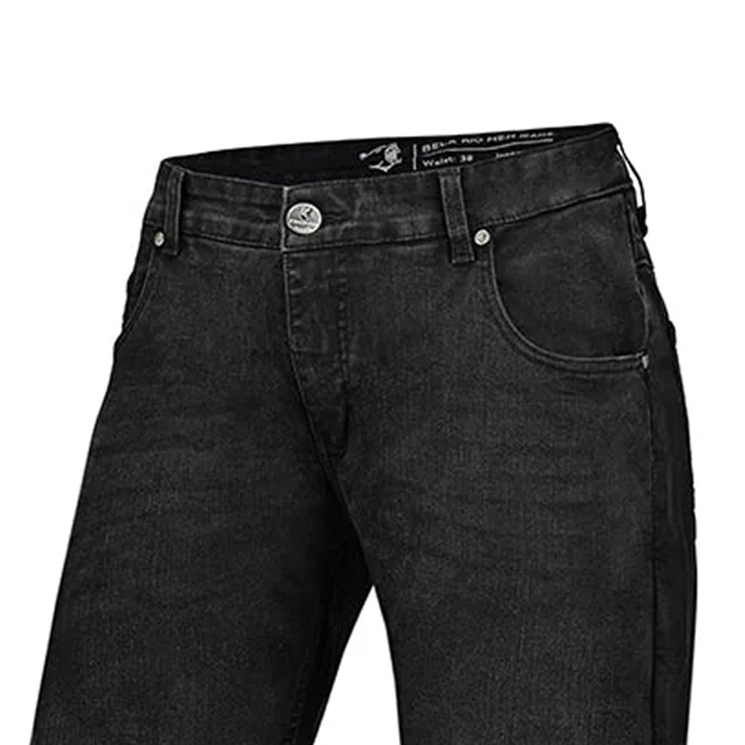 BELA RIO TIE & DYE PANTALONI UOMO JEANS 32L NERO 