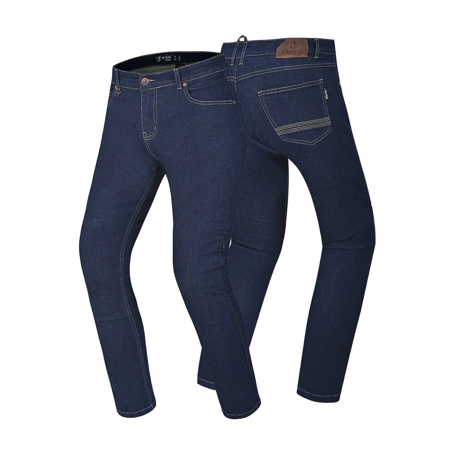 BELA RIO PANTALON MUJER INDIGO AZUL 