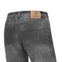 BELA ROCKER PANTALONI UOMO JEANS SPRUZZO 32L GRIGIO 