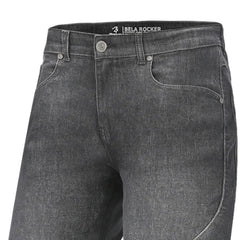BELA ROCKER PANTALONI UOMO JEANS SPRUZZO 32L GRIGIO 
