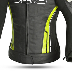 BELA ROCKET GIACCA DONNA (PELLE CANGURO MIX) NERO GIALLO 