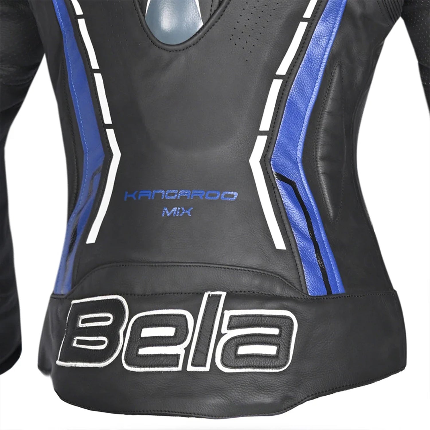 BELA ROCKET GIACCA DONNA (PELLE CANGURO MIX) NERO BLU 