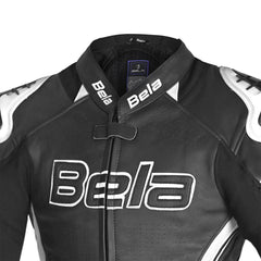 BELA ROCKET GIACCA DONNA (PELLE CANGURO MIX) NERO BIANCO 