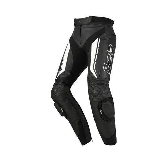 Pantalones Bela Rocket para mujer, color blanco y negro (mezcla de piel de canguro) – Yamoto.it