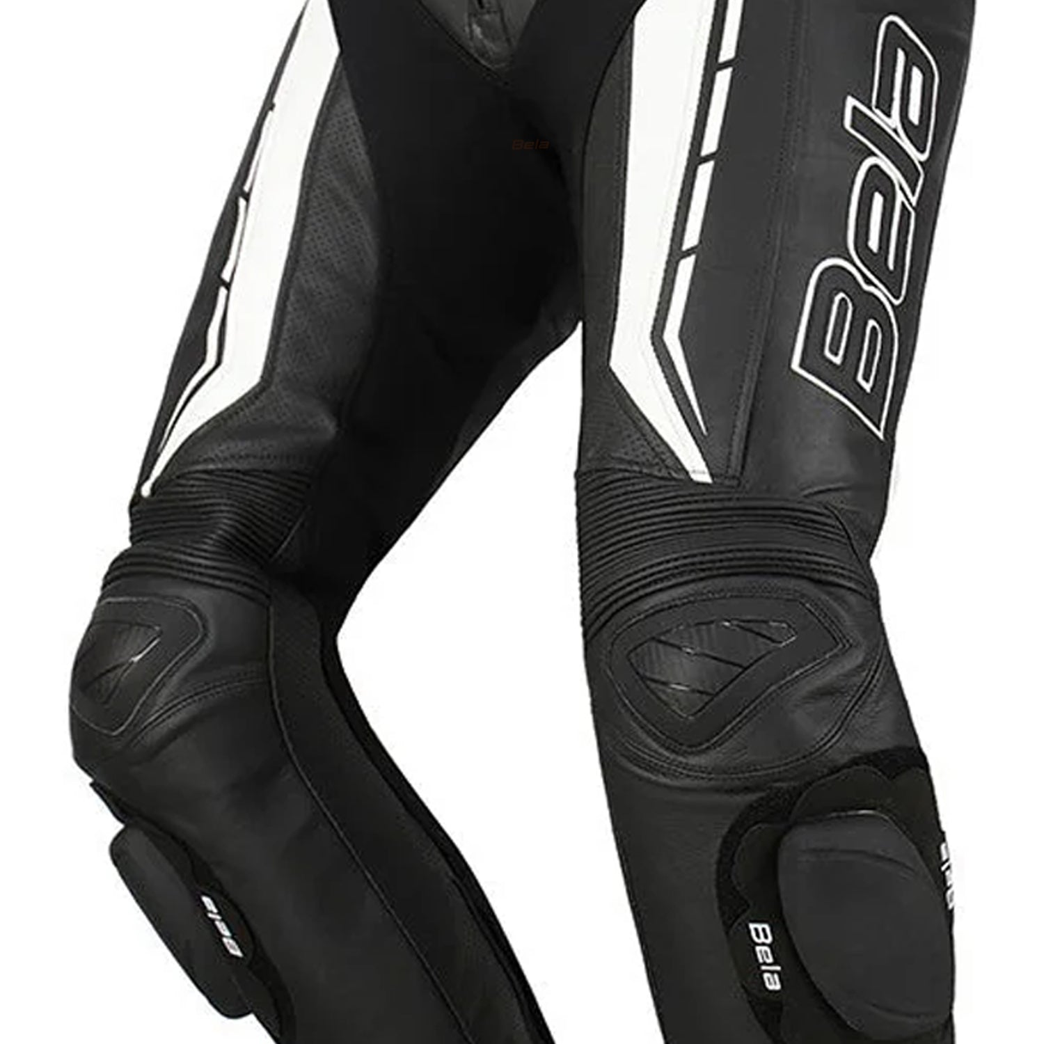 BELA ROCKET PELLE PANTALONI UOMO NERO GIALLO NERO BIANCO 