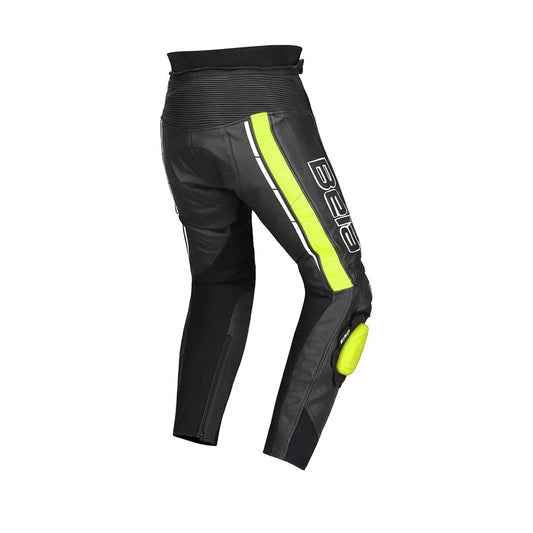Pantalones Bela Rocket para mujer, color negro y amarillo (mezcla de piel de canguro) – Yamoto.it