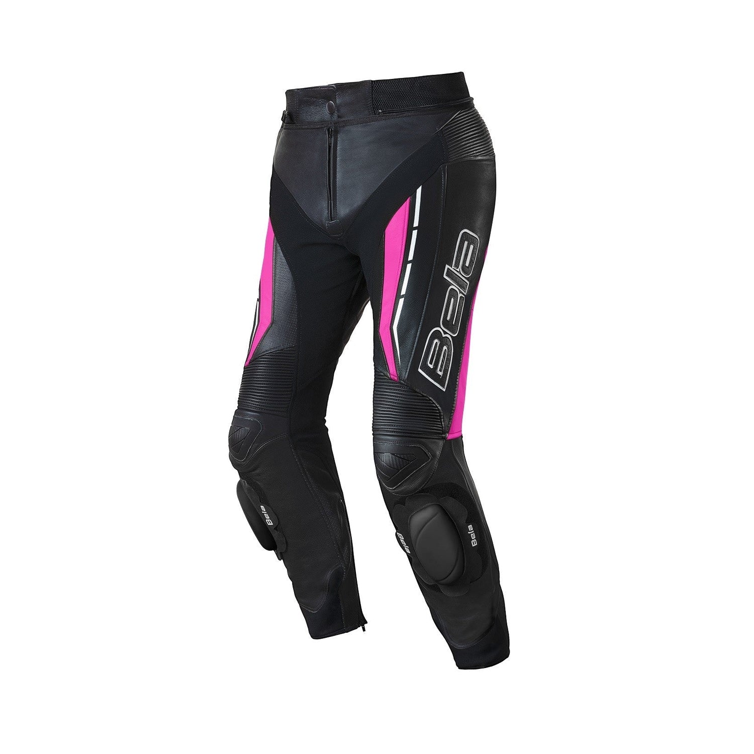 BELA ROCKET PELLE PANTALONI DONNA NERO GIALLO NERO ROSA 