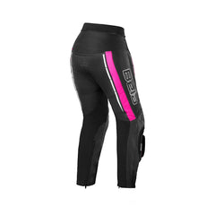 BELA ROCKET PELLE PANTALONI DONNA NERO GIALLO NERO ROSA 