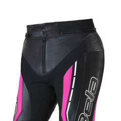 BELA ROCKET PELLE PANTALONI DONNA NERO GIALLO NERO ROSA 