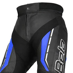 BELA ROCKET PELLE PANTALONI UOMO NERO GIALLO NERO BLU 