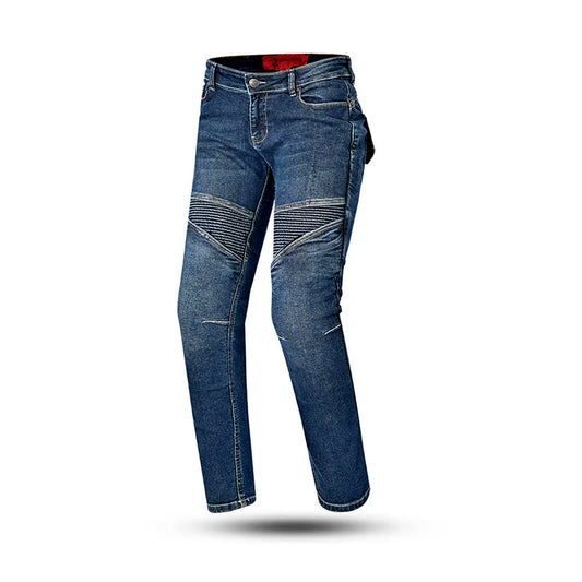 BELA ROSEKIN 32L JEANS DI MOTO DONNA CALZINI  BLU – Yamoto.it