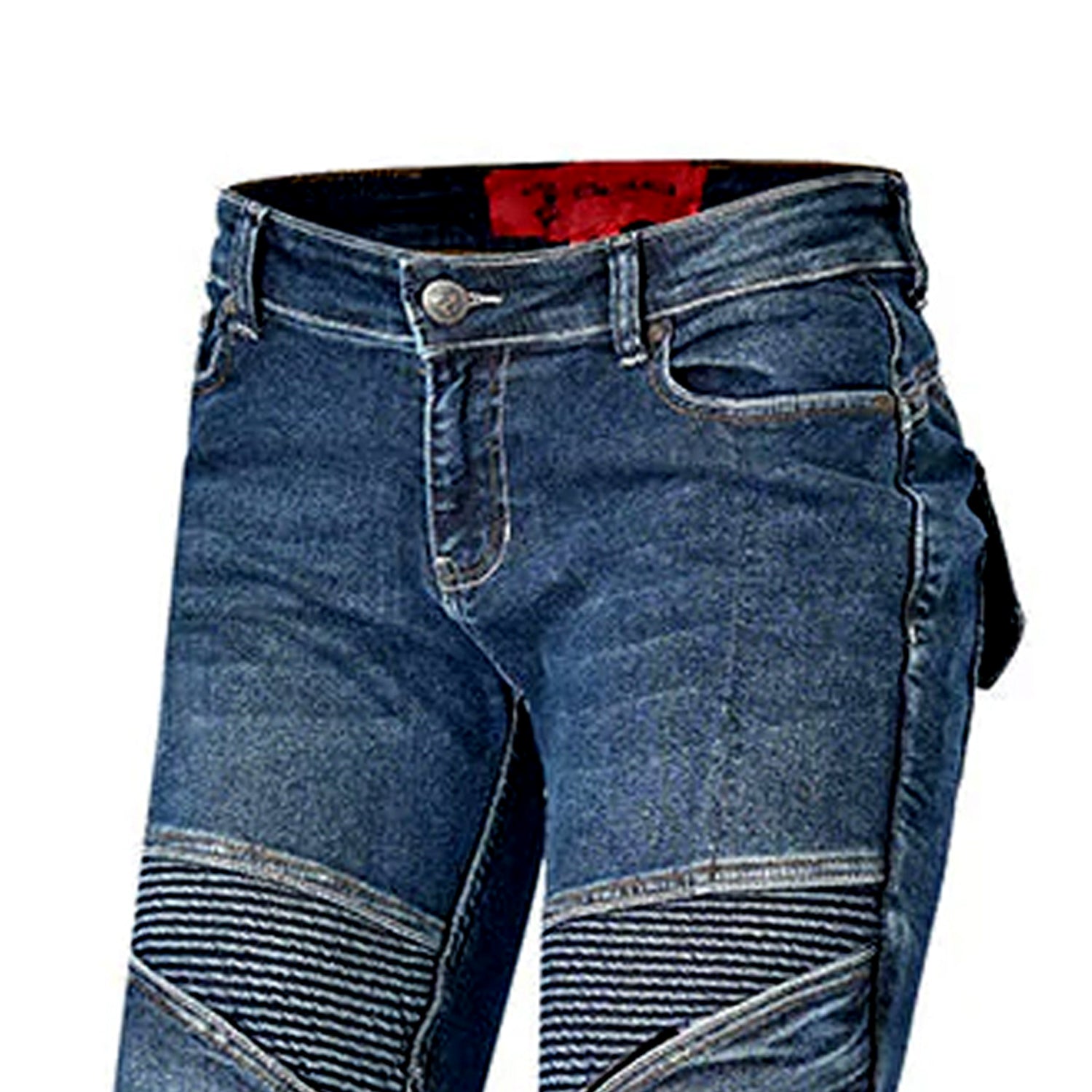 BELA ROSEKIN 32L JEANS DI MOTO DONNA CALZINI  BLU 