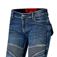 BELA ROSEKIN 32L JEANS DI MOTO DONNA CALZINI  BLU 