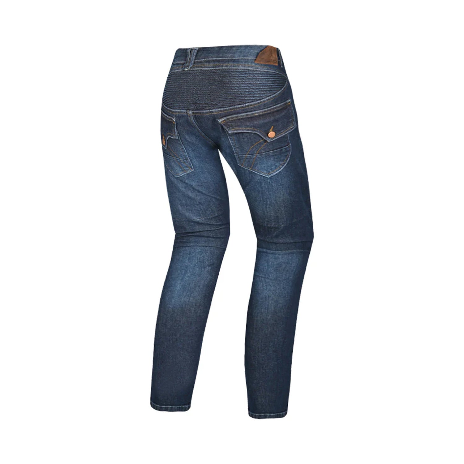 BELA ROSEKIN PANTALONI DONNA JEANS CALZE 32L BLU 