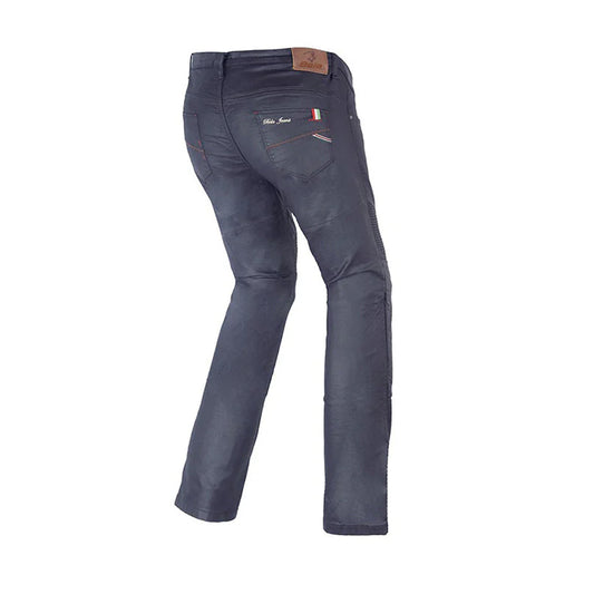 BELA SHIRLEY PANTALONI UOMO JEANS RIVESTITI CERA BLU – Yamoto.it