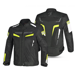 BELA SPRINTER GIACCA DUE STRATI GIACCA UOMO MOTO FLU NERO GIALLO 