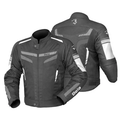 BELA SPRINTER GIACCA DUE STRATI UOMO MOTO NERO GRIGIO 