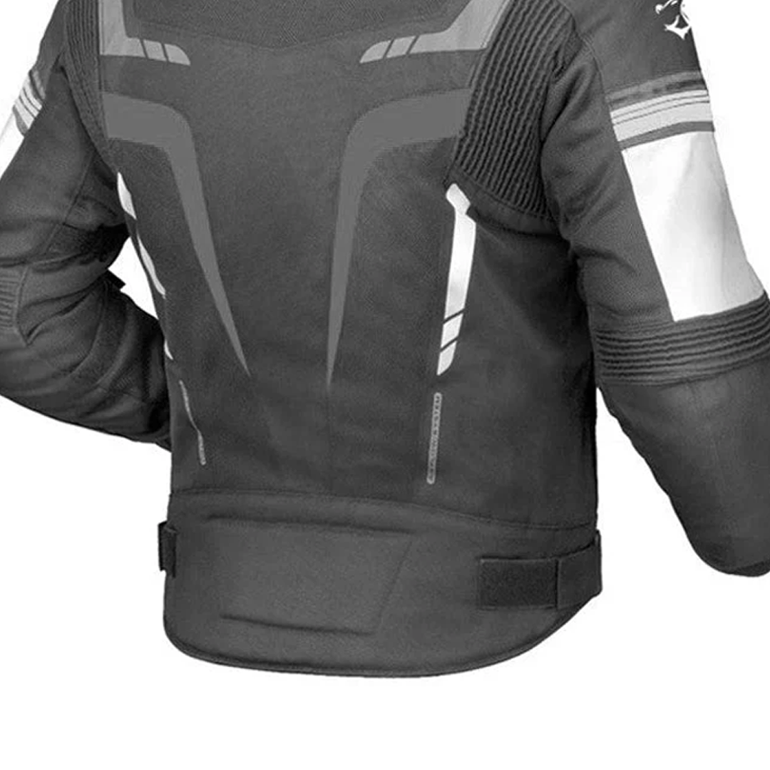 BELA SPRINTER GIACCA DUE STRATI UOMO MOTO NERO GRIGIO 