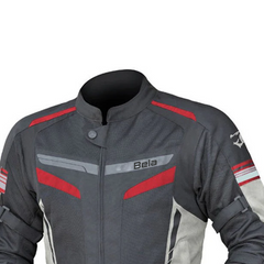 BELA SPRINTER GIACCA DUE STRATI UOMO MOTO NERO/GHIACCIO/ROSSO 