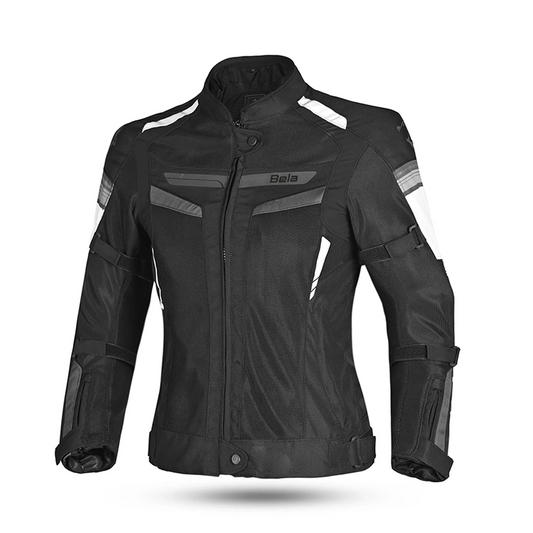 BELA SPRINTER GIACCA DUE STRATI DONNA MOTO  NERO/GRIGIO – Yamoto.it