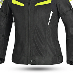 BELA SPRINTER GIACCA DUE STRATI DONNA MOTO FLU NERO GIALLO 
