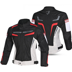 BELA SPRINTER GIACCA DUE STRATI DONNA MOTO NERO/GHIACCIO/ROSSO 