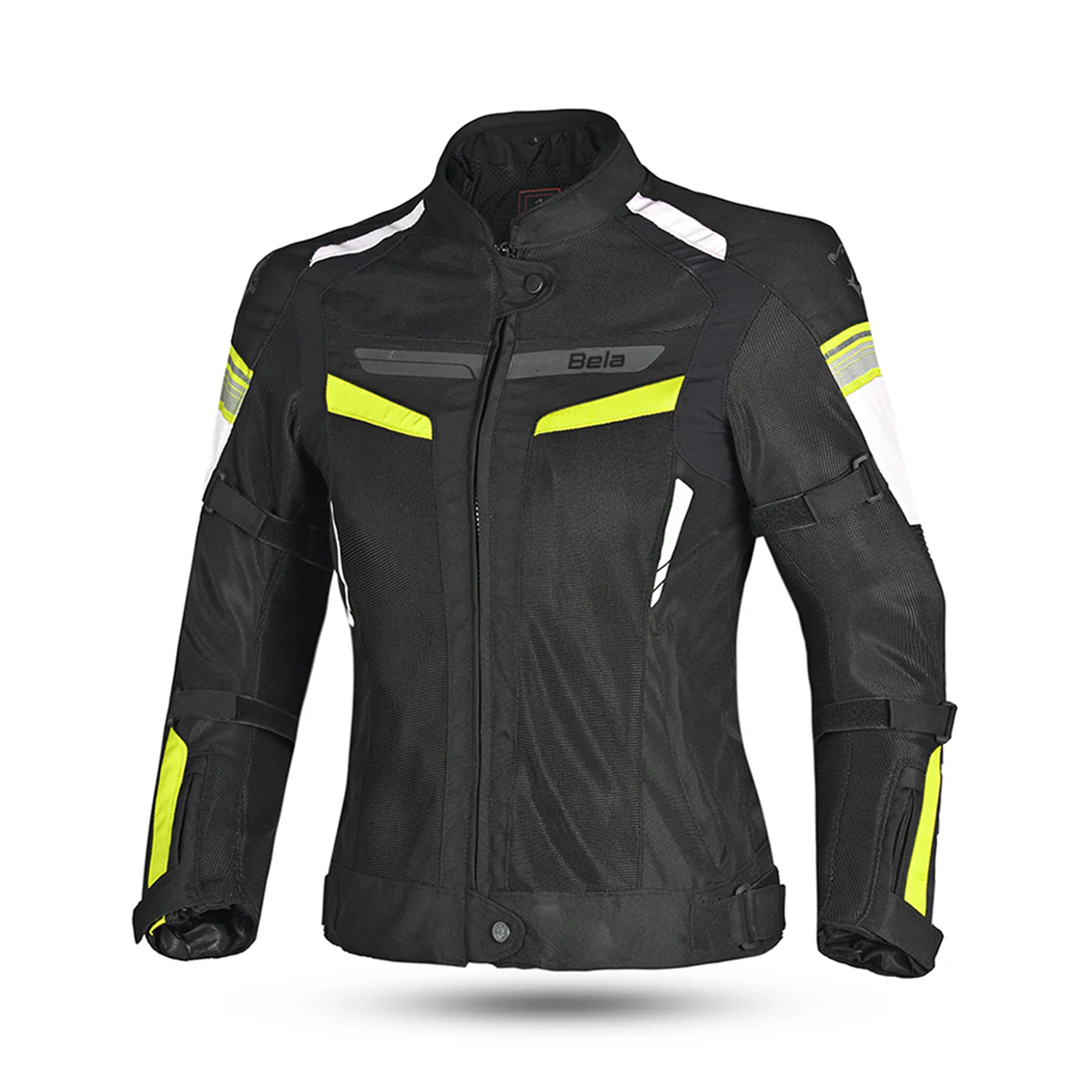 BELA SPRINTER GIACCA DUE STRATI DONNA MOTO FLU NERO GIALLO 