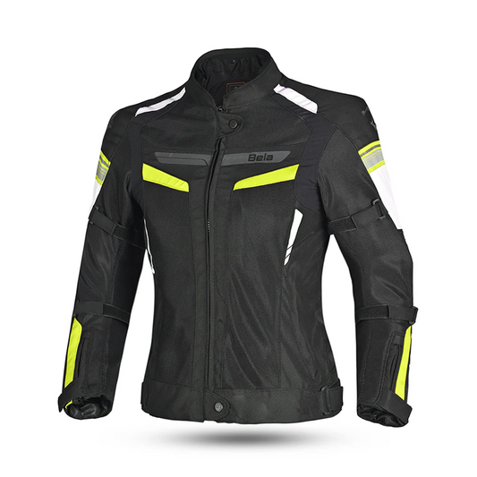 BELA SPRINTER GIACCA DUE STRATI DONNA MOTO FLU NERO GIALLO – Yamoto.it