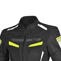 BELA SPRINTER GIACCA DUE STRATI DONNA MOTO FLU NERO GIALLO 
