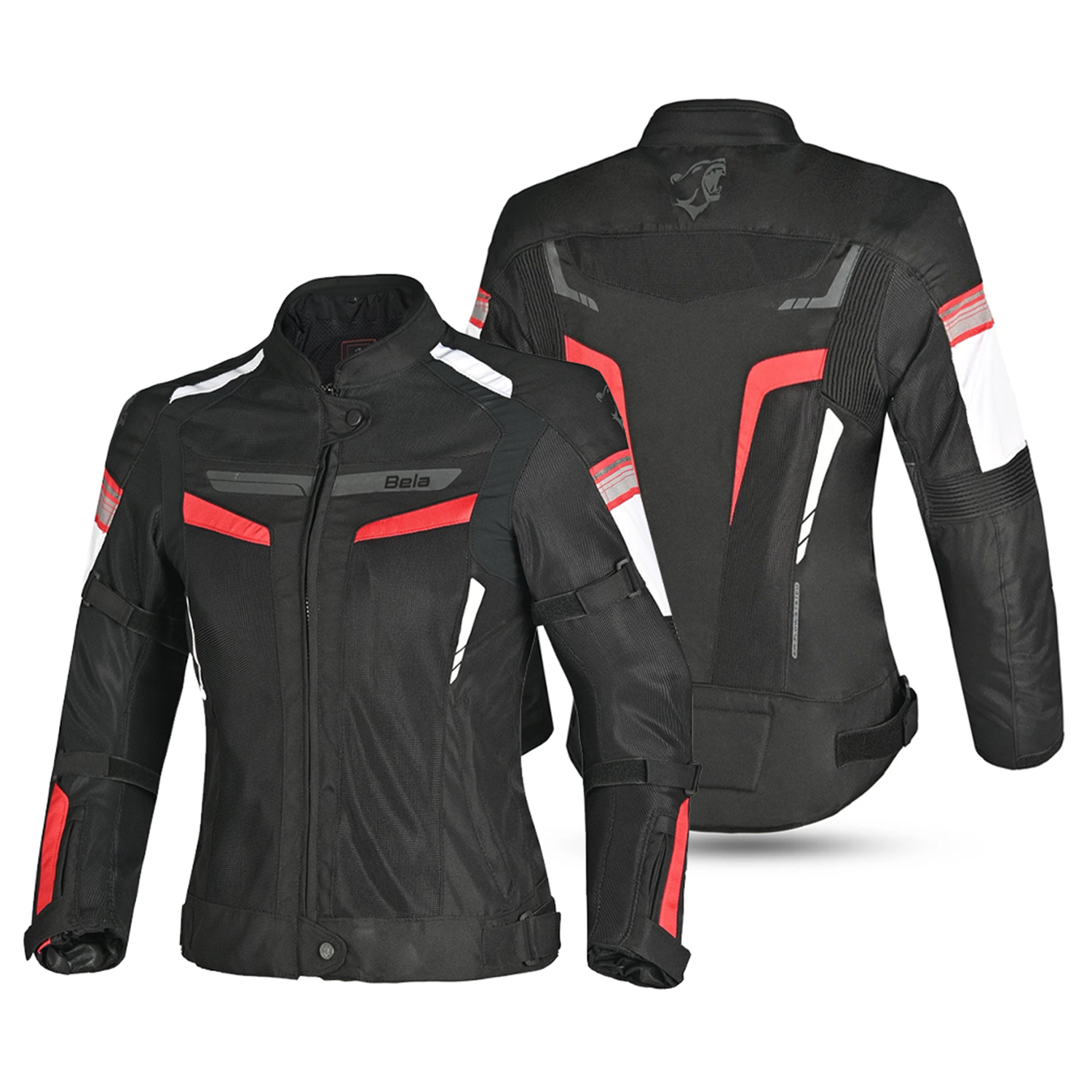 BELA SPRINTER GIACCA DUE STRATI DONNA TESSILE NERO ROSSO 