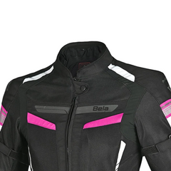 BELA SPRINTER GIACCA DUE STRATI DONNA TESSILE NERO ROSA 
