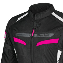 BELA SPRINTER GIACCA DUE STRATI DONNA TESSILE NERO ROSA 