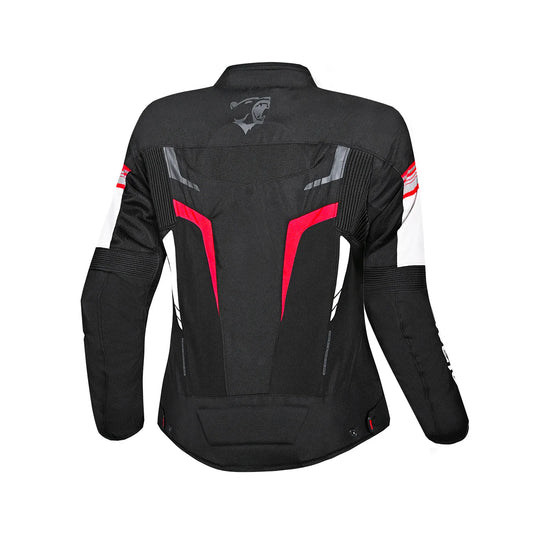 BELA SPRINTER GIACCA DI MOTO DUE STRATI TESSILE DONNA NERO ROSSO – Yamoto.it