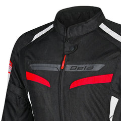 BELA SPRINTER GIACCA DUE STRATI DONNA TESSILE NERO ROSSO 