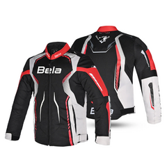 BELA TESSILE STAR LIGHT NINOS PER BAMBINI GIACCA NERO ROSSO GHIACCIO 