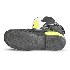 BELA STIVALI MOTO CORSA TURBO TRACK NERO BIANCO GIALLO FLUO 